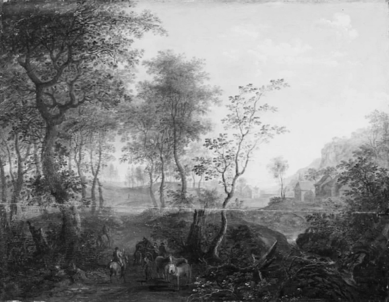 Paesaggio con alberi - Statens Museum for Kunst